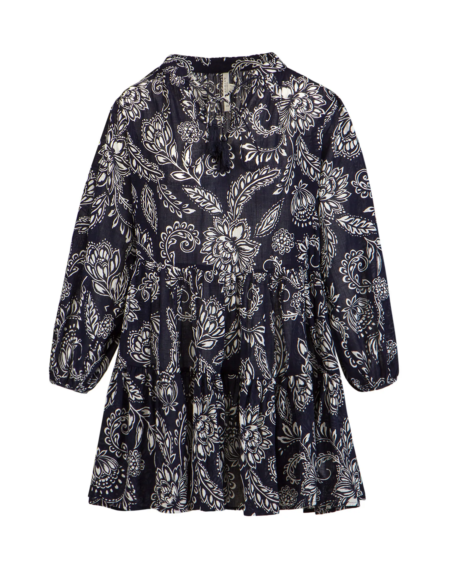 Abito SEAFOLLY FOLKLORE TIER DRESS 54603DR-true-navy