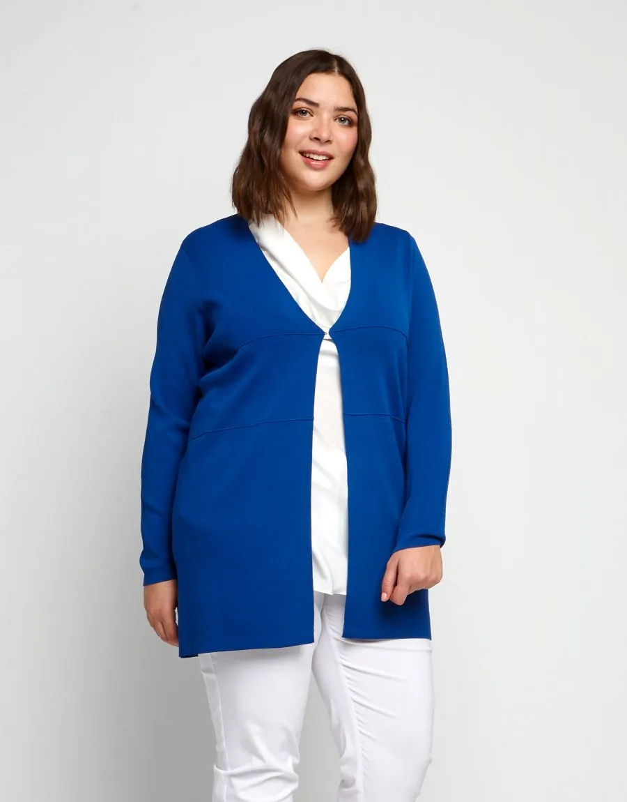 Caban in maglia battuta