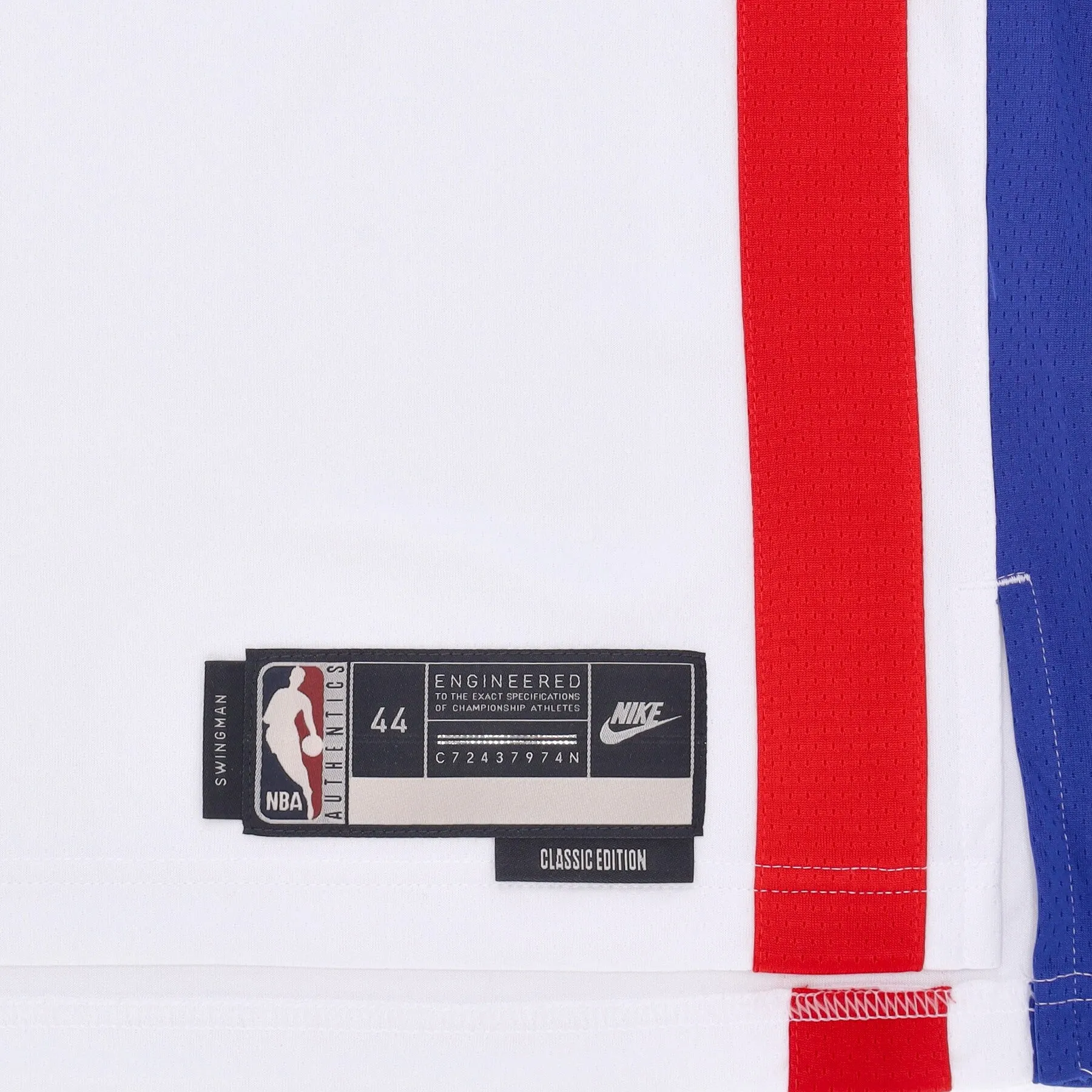 Canotta Basket Uomo Nba Hwc 22 Dri-fit Swingman Jersey No 10 Ben Simmons Bronet White