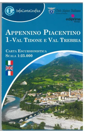 Cartina Appennino Piacentino 1 – Val Tidone e Val Trebbia – Infocartografica