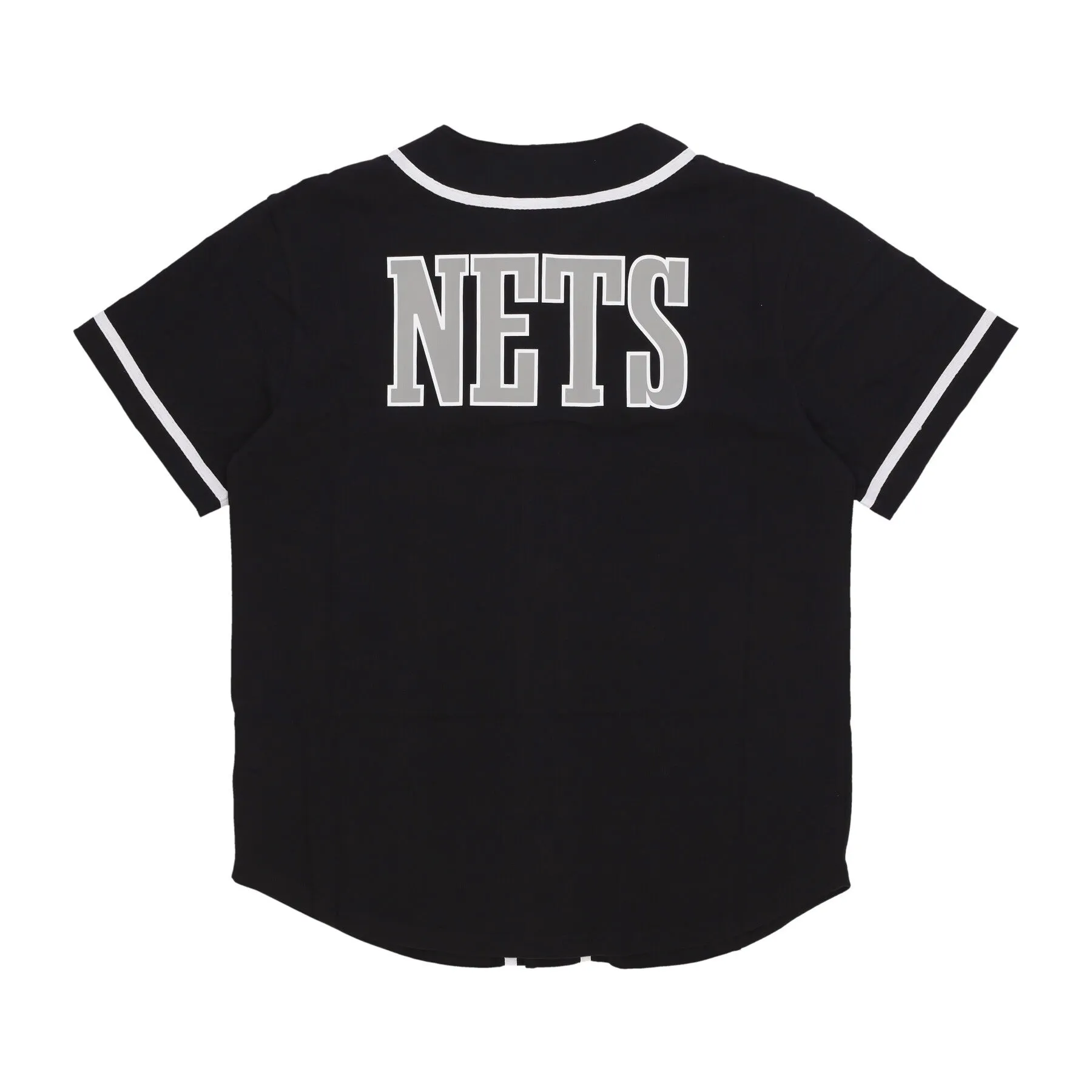 Casacca Bottoni Uomo Nba Baseball Jersey Bronet Black/white