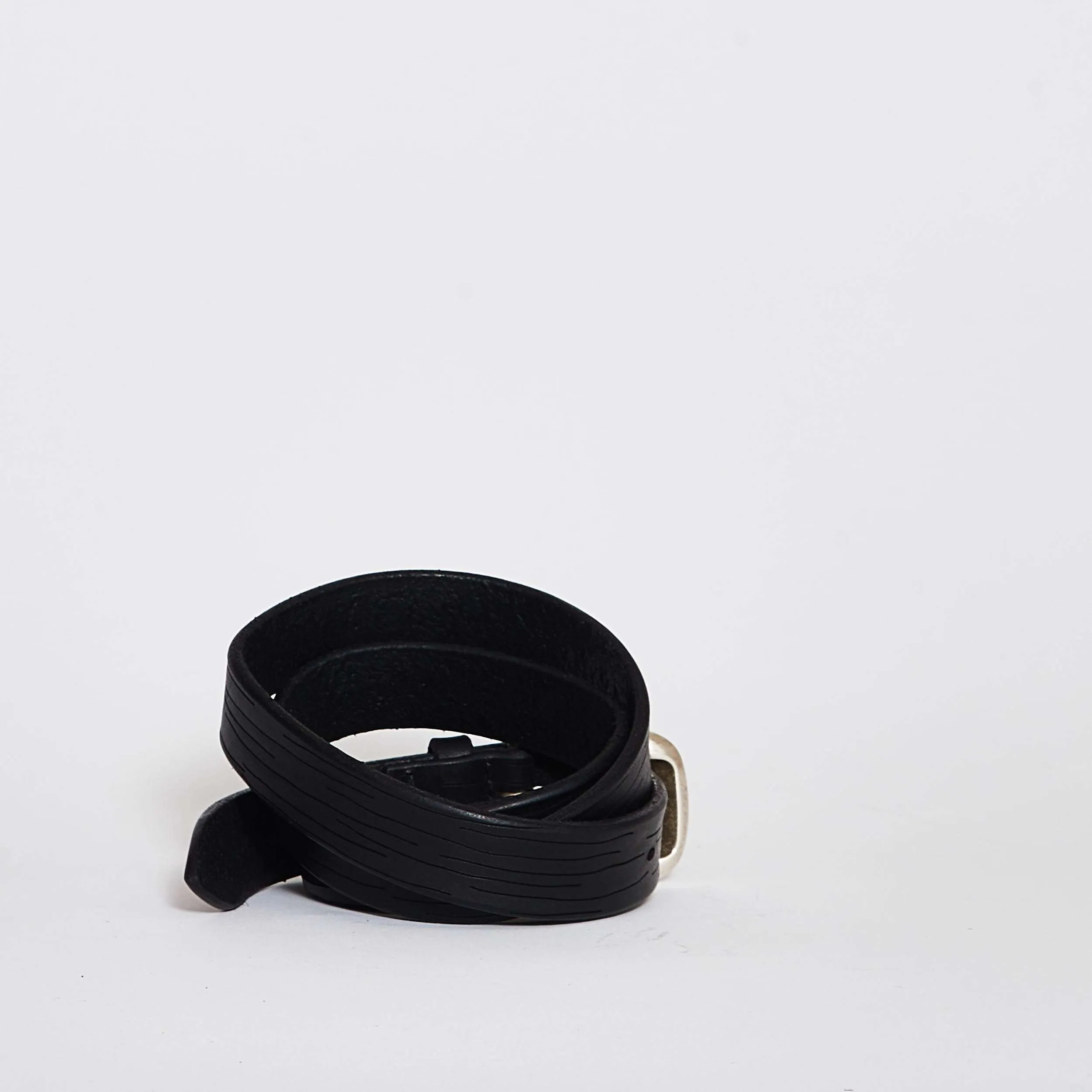 Cintura Nera in Pelle