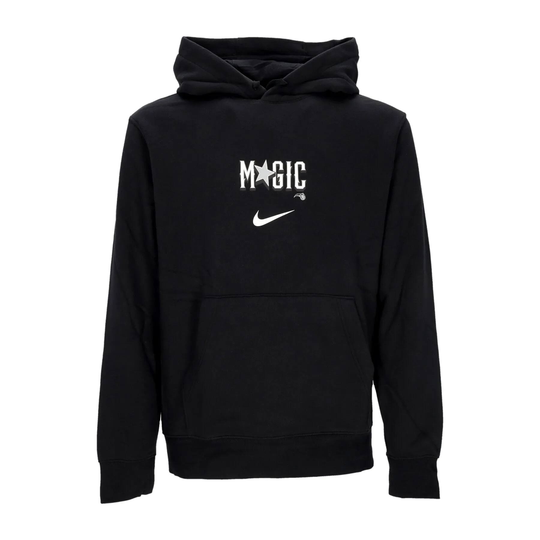Felpa Cappuccio Uomo Nba City Edition Club Hoodie Orlmag Black