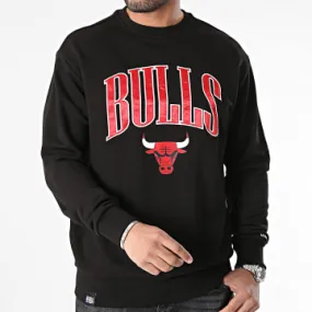 Felpa girocollo Chicago Bulls 60435427 Nero Rosso