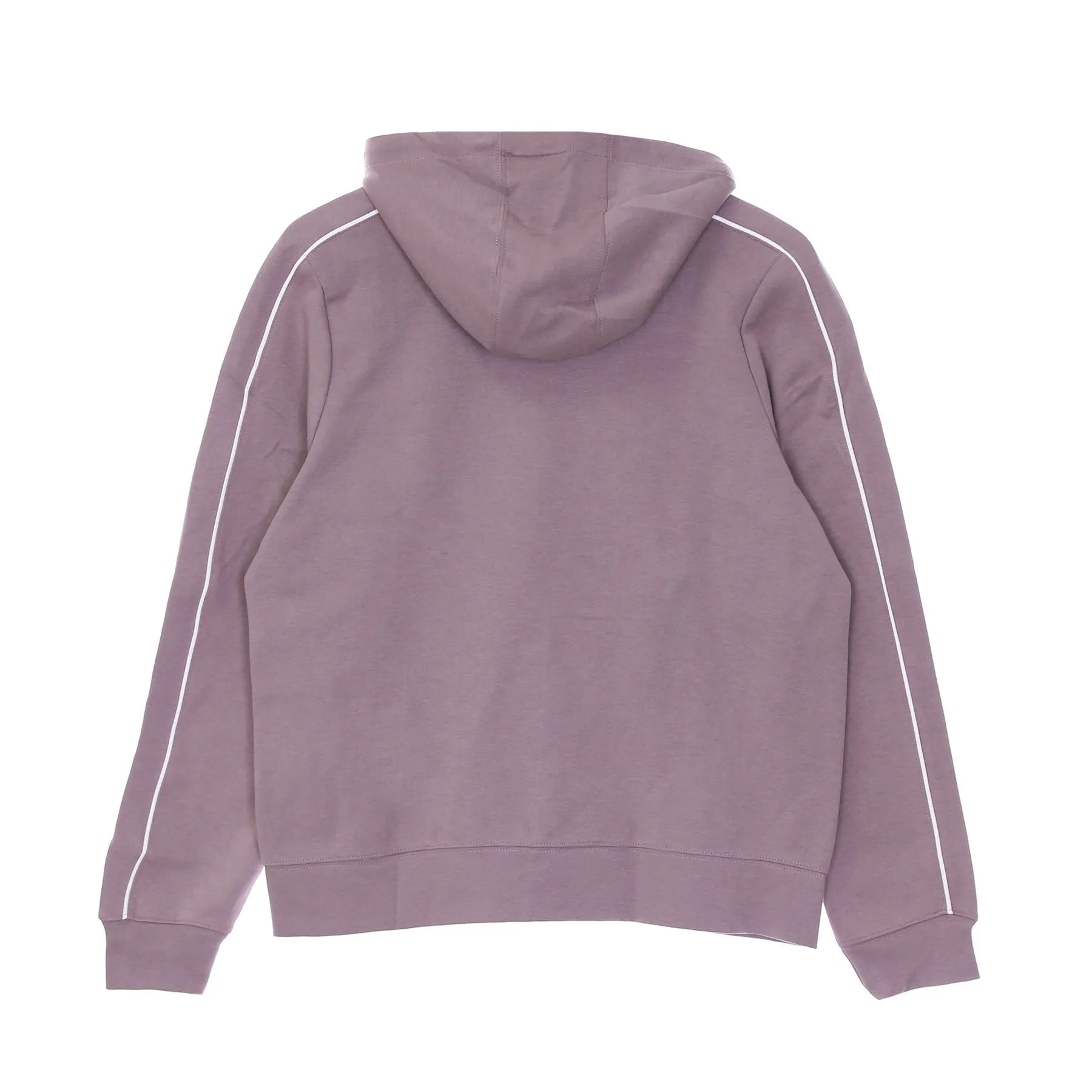 Felpa Leggera Cappuccio Zip Donna W Sportswear Millenium Essential Fleece Full-zip Hoodie Purple Smoke/white