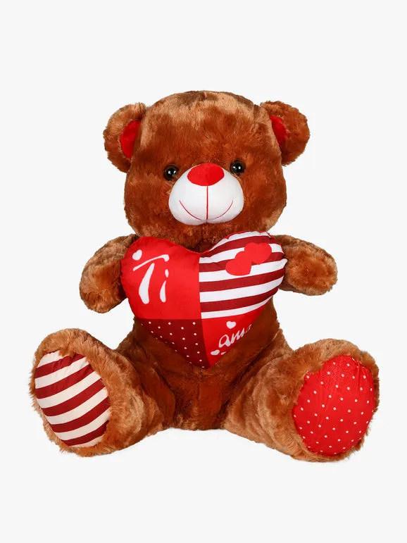 Glammy Peluche ours avec coeur 