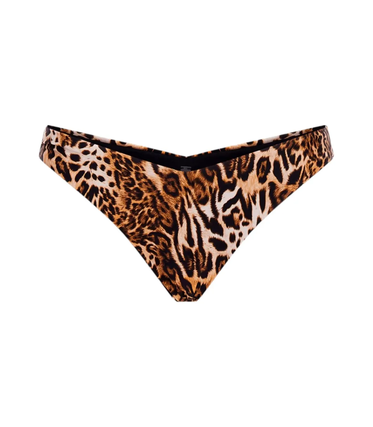 Guess Donna Bikini Pezzo Sotto Brazilian Iconic Leopard Combo