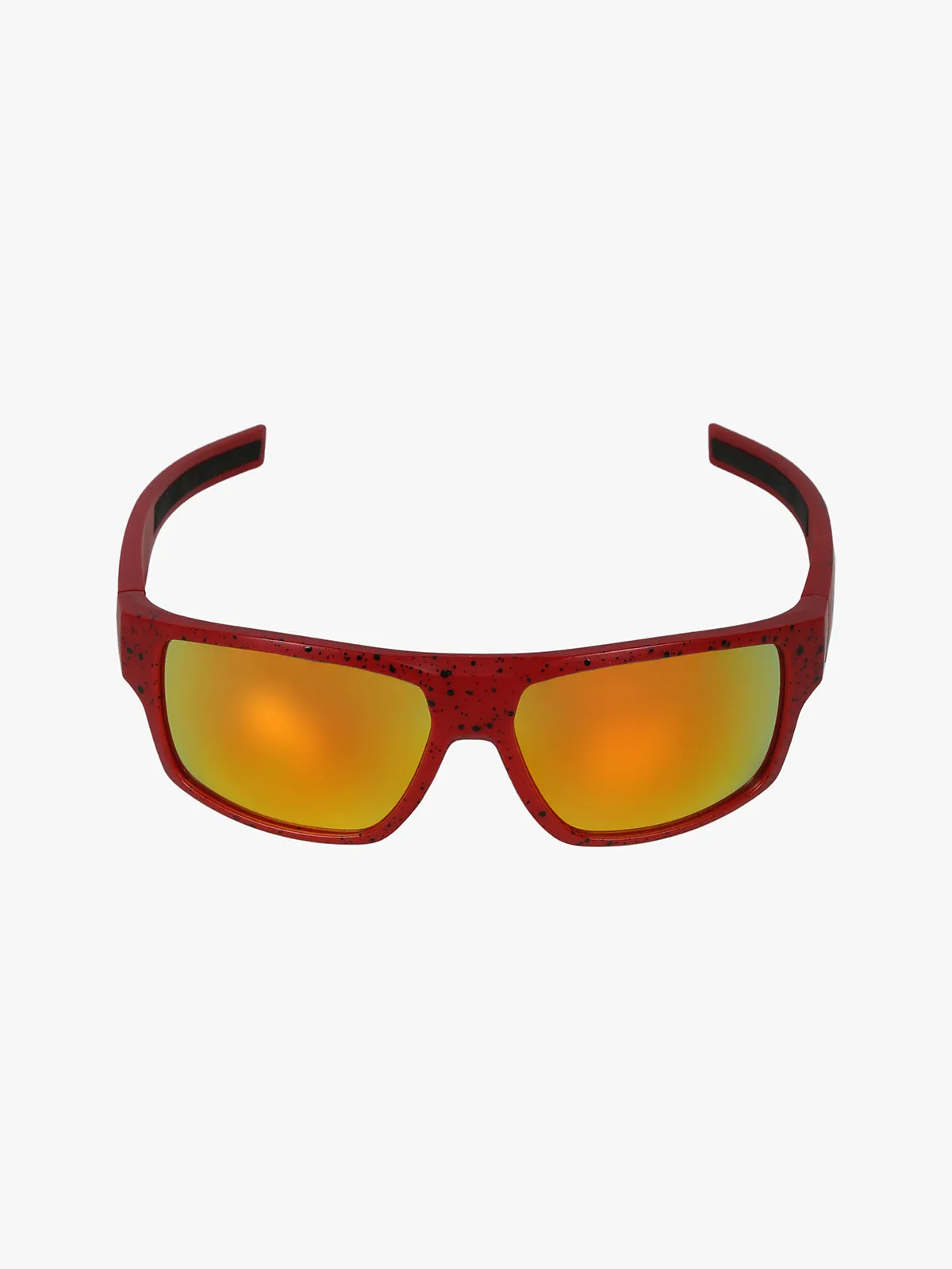 Looks Style Lunettes de soleil miroir enveloppantes pour hommes