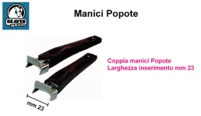 Manici per popote – coppia manici con aggancio