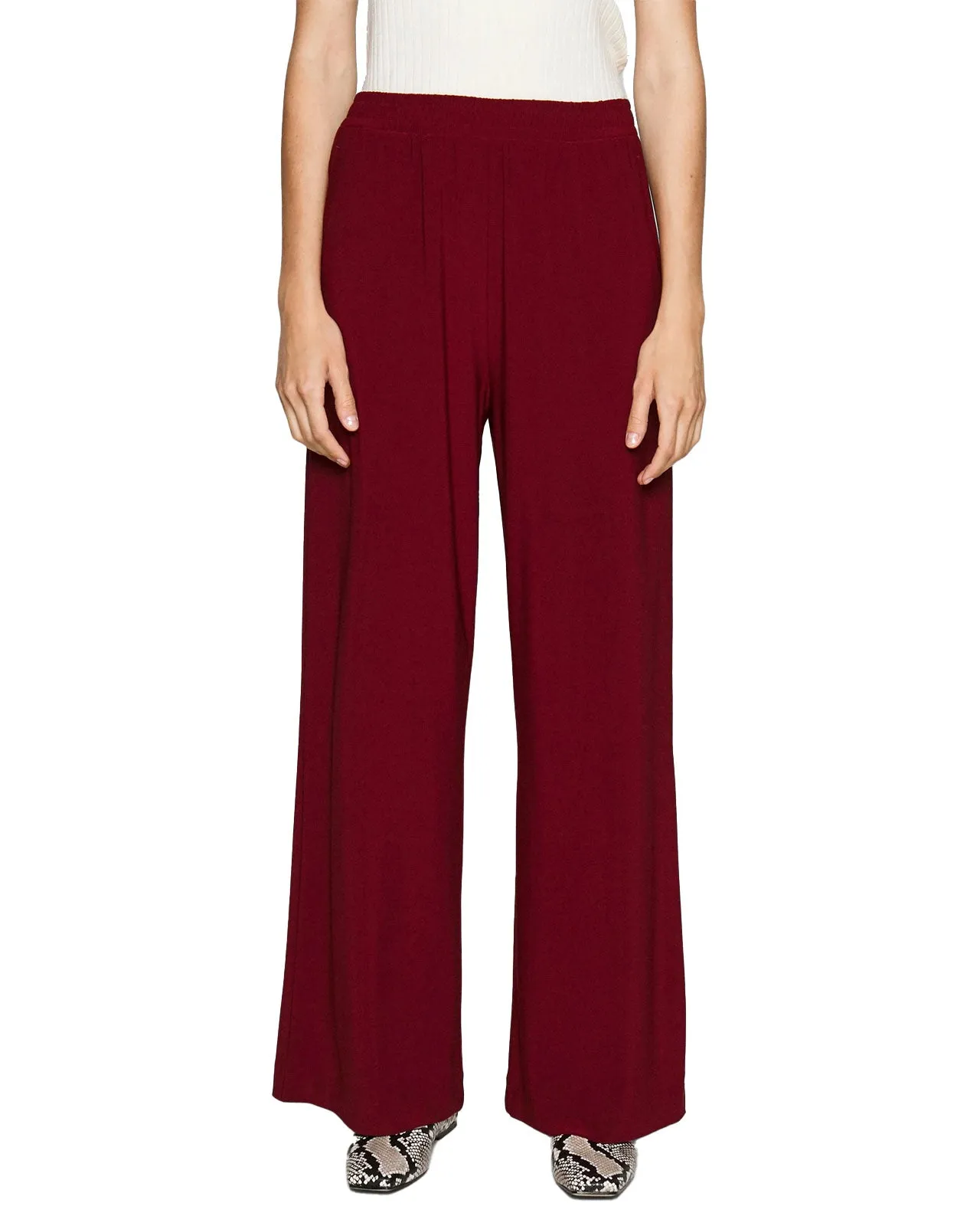 Pantalone Bazar jersey rosso