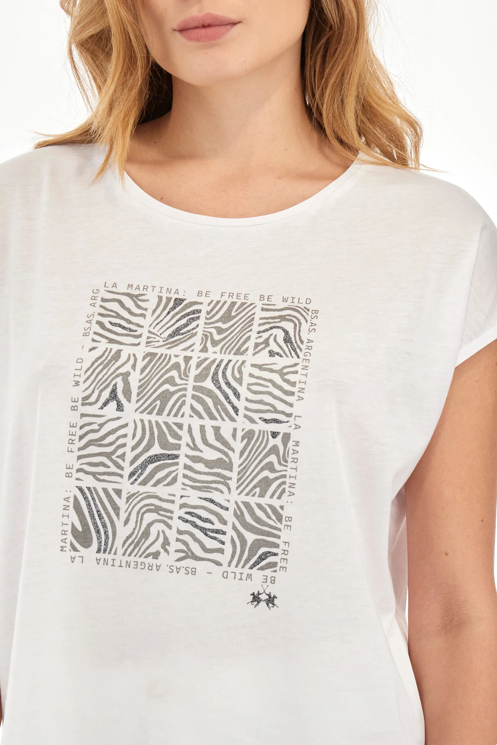 Regular-fit T-shirt in cotton - Yesemia