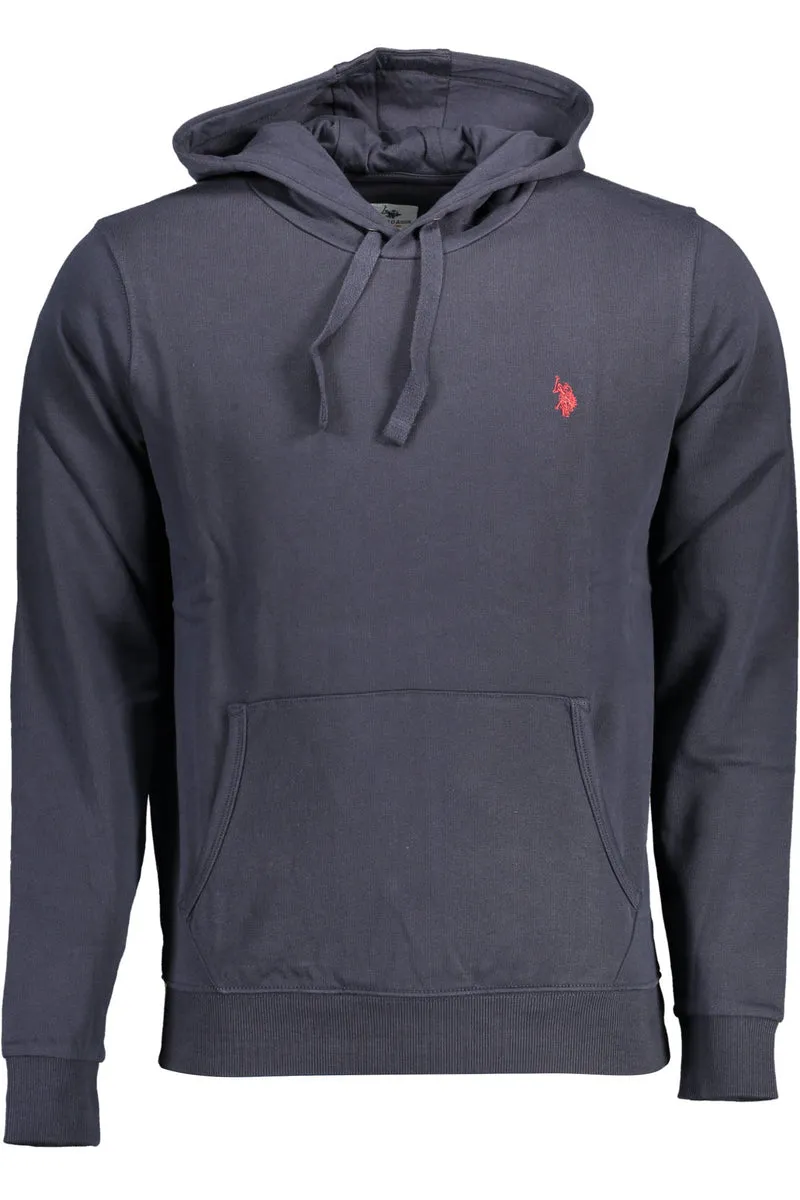 U.S. POLO FELPA SENZA ZIP UOMO BLU